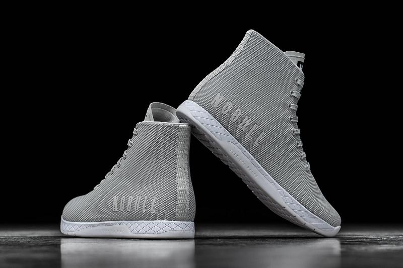 Men's Nobull High-Top Arctic Grey Trainers Grey | SG D2390F